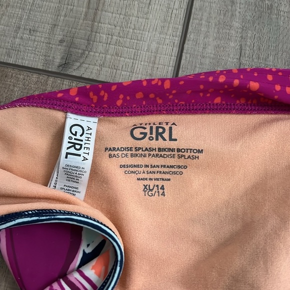 Athleta Girl swim bottoms size 14 - Picture 3 of 3